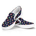 Cute Wizard Pattern Print White Slip On Sneakers