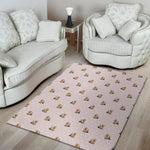 Cute Yorkshire Terrier Pattern Print Area Rug