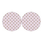 Cute Yorkshire Terrier Pattern Print Car Coasters