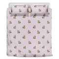 Cute Yorkshire Terrier Pattern Print Duvet Cover Bedding Set
