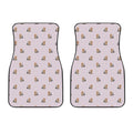 Cute Yorkshire Terrier Pattern Print Front Car Floor Mats