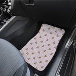 Cute Yorkshire Terrier Pattern Print Front Car Floor Mats