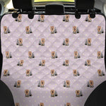 Cute Yorkshire Terrier Pattern Print Pet Car Back Seat Cover