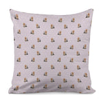 Cute Yorkshire Terrier Pattern Print Pillow Cover