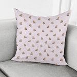 Cute Yorkshire Terrier Pattern Print Pillow Cover