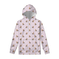 Cute Yorkshire Terrier Pattern Print Pullover Hoodie