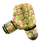 Cute Zombie Pattern Print Boxing Gloves