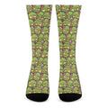 Cute Zombie Pattern Print Crew Socks