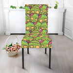 Cute Zombie Pattern Print Dining Chair Slipcover