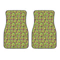 Cute Zombie Pattern Print Front Car Floor Mats