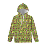 Cute Zombie Pattern Print Pullover Hoodie