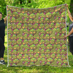 Cute Zombie Pattern Print Quilt