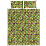 Cute Zombie Pattern Print Quilt Bed Set