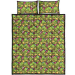 Cute Zombie Pattern Print Quilt Bed Set