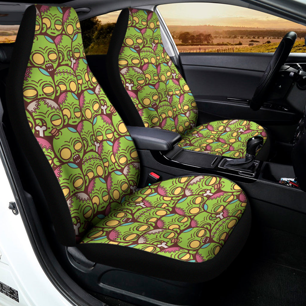 Cute Zombie Pattern Print Universal Fit Car Seat Covers