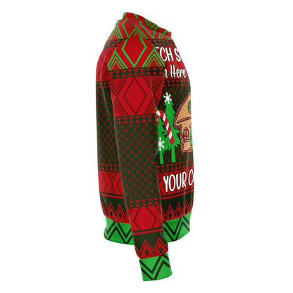 Tech Support I'm Here To Delete Your Cookies Ugly Christmas Sweater