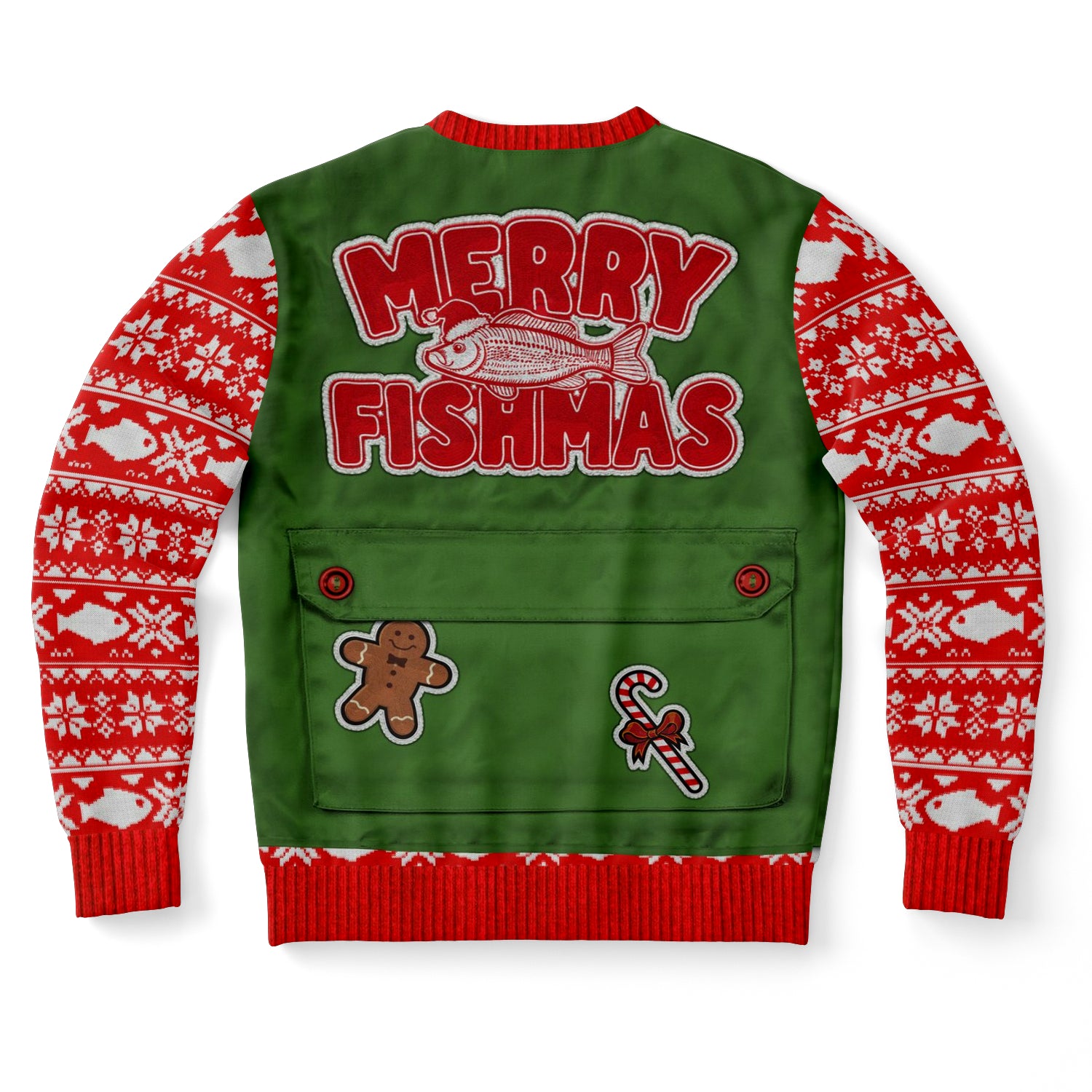 Merry Fishmas Ugly Christmas Sweater