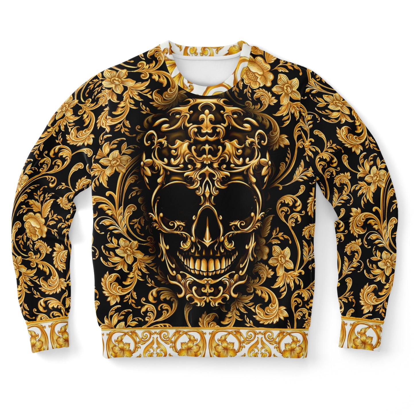 Baroque Skull Crewneck Sweatshirt