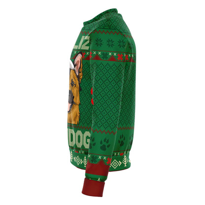 German Shepherd Feliz Navidog Ugly Christmas Sweater