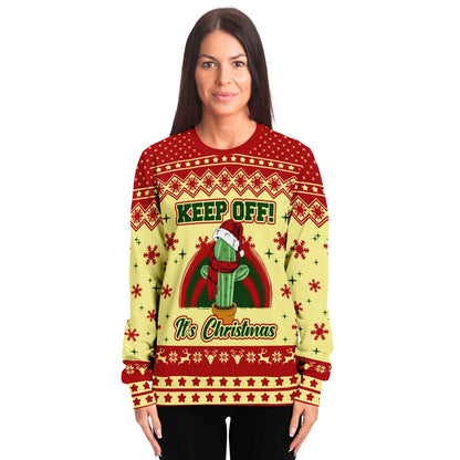 Keep Off It's Christmas Ugly Christmas Sweater