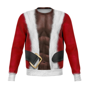 Sexy Santa Dark Skin Christmas Crewneck Sweatshirt