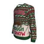 Dachshund Through The Snow Ugly Christmas Unisex Crewneck Sweatshirt GearFrost