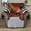 Dachshund With Red Sunglasses Print Recliner Protector