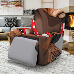 Dachshund With Red Sunglasses Print Recliner Slipcover