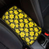 Daffodil And Mimosa Pattern Print Car Center Console Cover