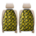 Daffodil And Mimosa Pattern Print Car Seat Organizers