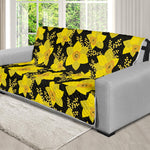 Daffodil And Mimosa Pattern Print Futon Protector