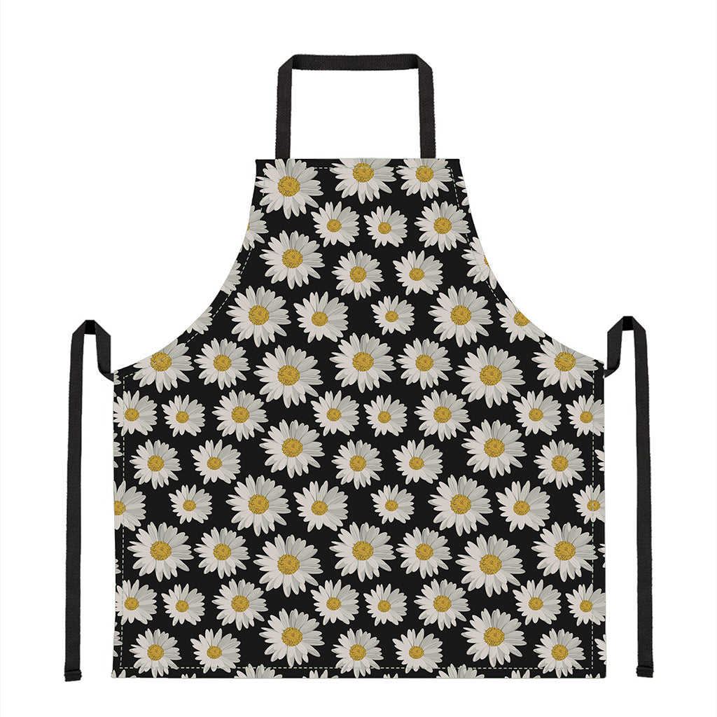 Daisy Flower Pattern Print Apron