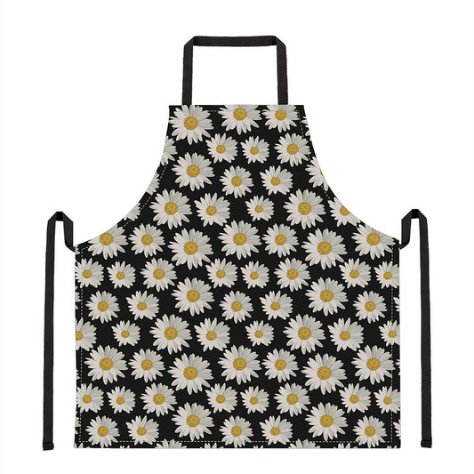 Daisy Flower Pattern Print Apron