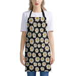 Daisy Flower Pattern Print Apron