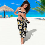 Daisy Flower Pattern Print Beach Sarong Wrap
