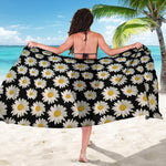Daisy Flower Pattern Print Beach Sarong Wrap