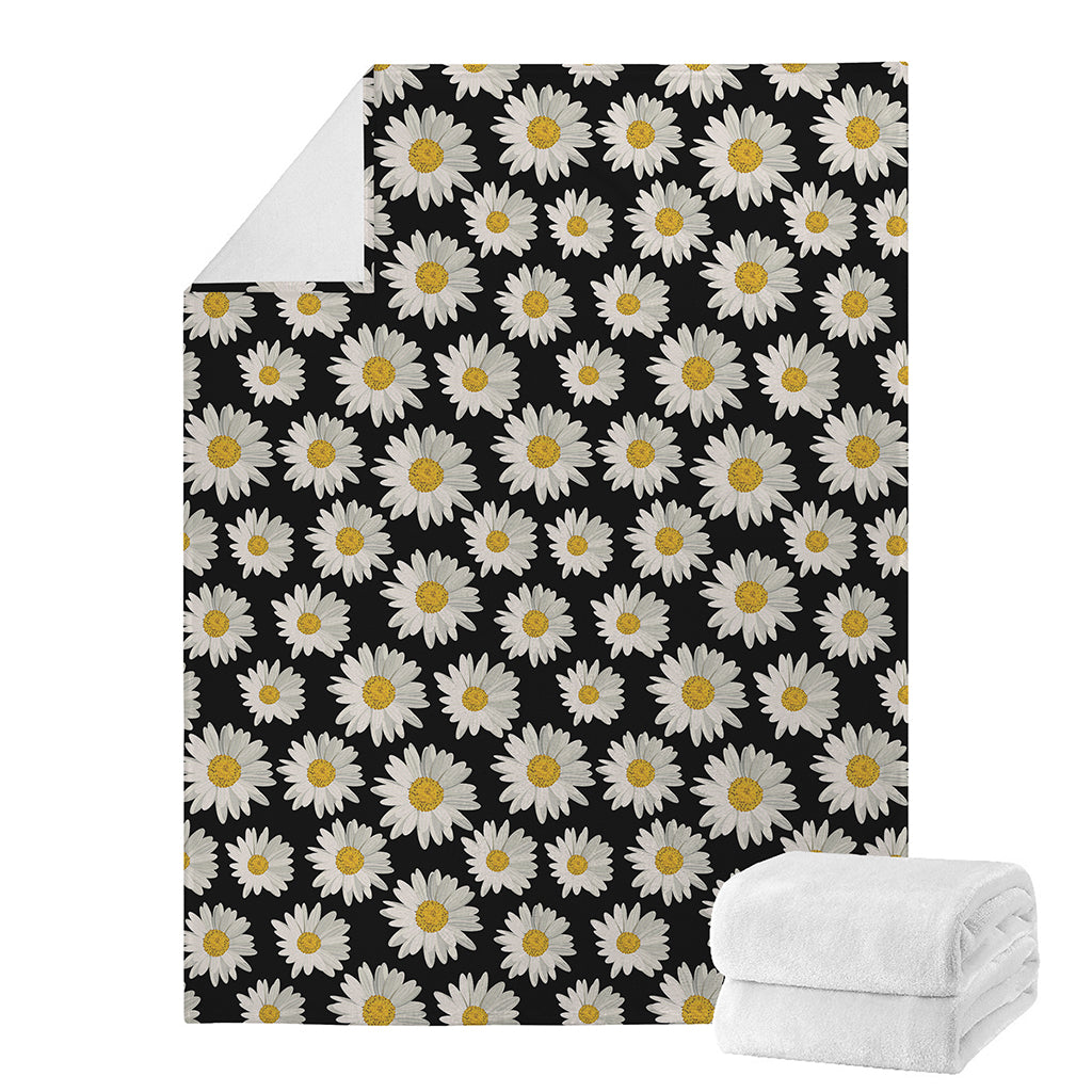 Daisy Flower Pattern Print Blanket