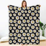 Daisy Flower Pattern Print Blanket