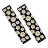 Daisy Flower Pattern Print Car Seat Belt Covers