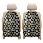 Daisy Flower Pattern Print Car Seat Organizers