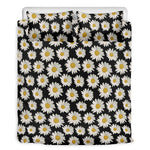 Daisy Flower Pattern Print Duvet Cover Bedding Set