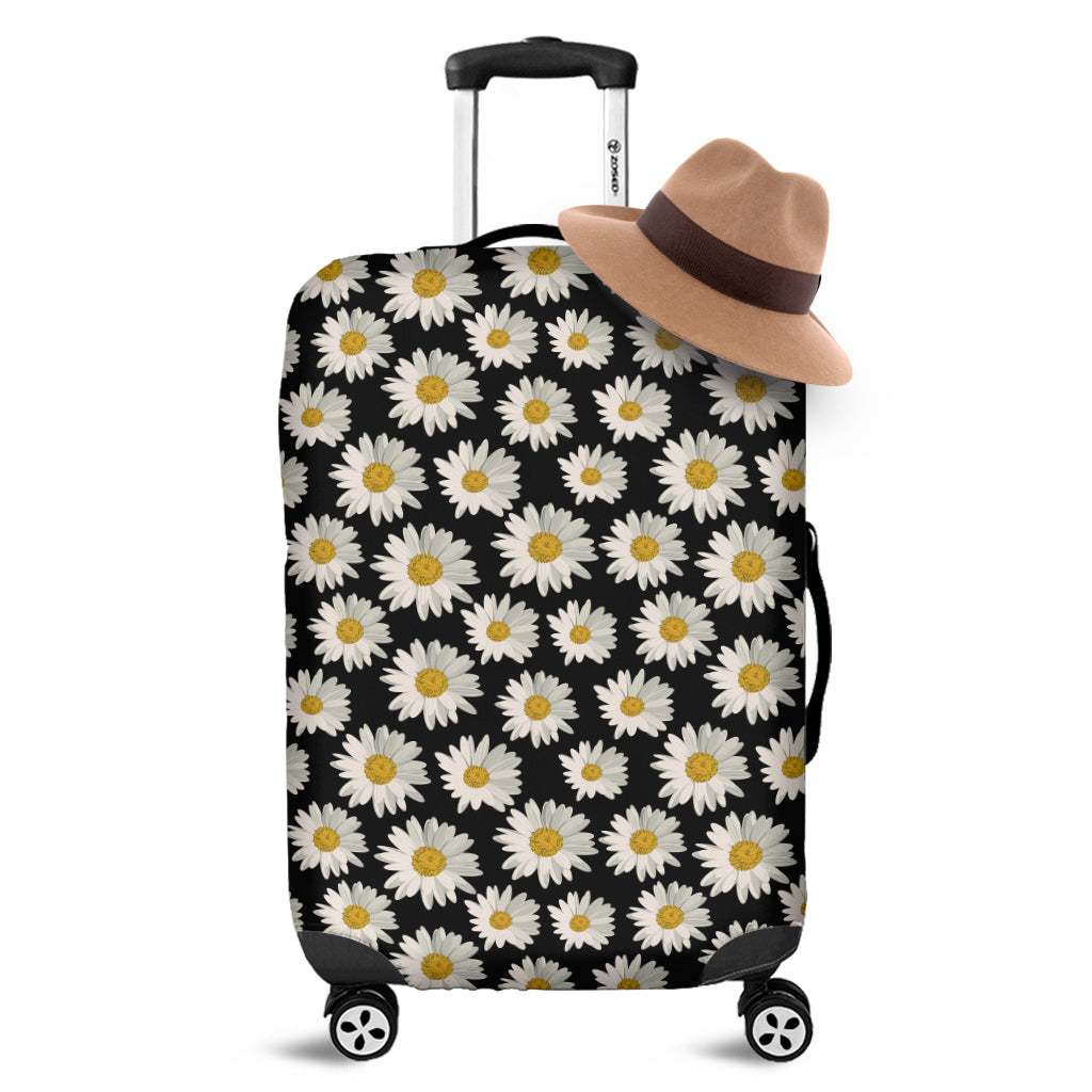 Daisy Flower Pattern Print Luggage Cover