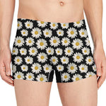 Daisy Flower Pattern Print Men's Boxer Briefs