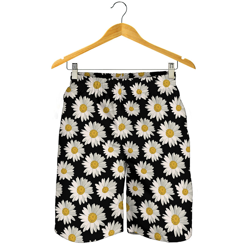Daisy Flower Pattern Print Men's Shorts
