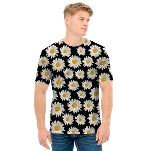 Daisy Flower Pattern Print Men's T-Shirt