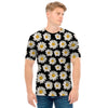 Daisy Flower Pattern Print Men's T-Shirt