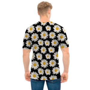 Daisy Flower Pattern Print Men's T-Shirt