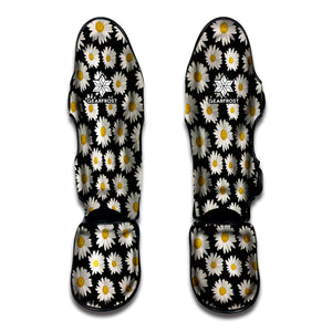 Daisy Flower Pattern Print Muay Thai Shin Guard