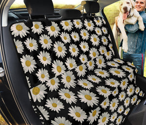 Daisy Flower Pattern Print Pet Car Back Seat Cover