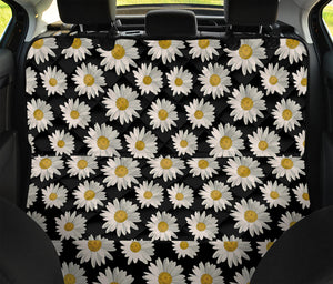 Daisy Flower Pattern Print Pet Car Back Seat Cover